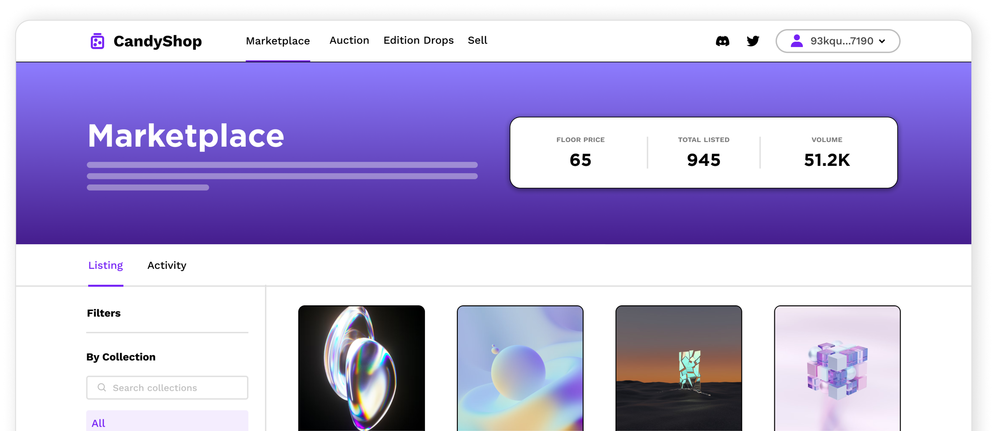 Ethereum, Polygon, Solana NFT Marketplace